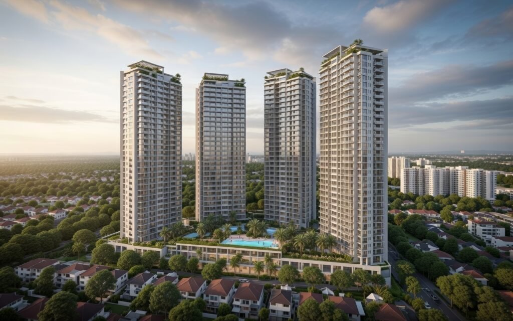 Chuan Grove Hero Exterior Full Development Aerial View